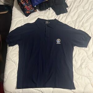 Navy Blue Polo Shirt for Men hofbrauhaus beer